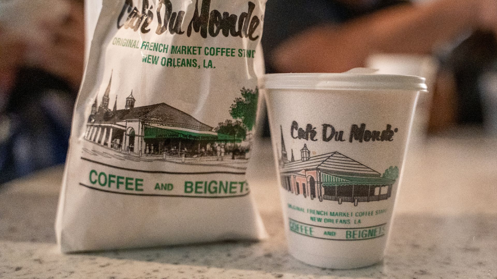 white and green plastic pack