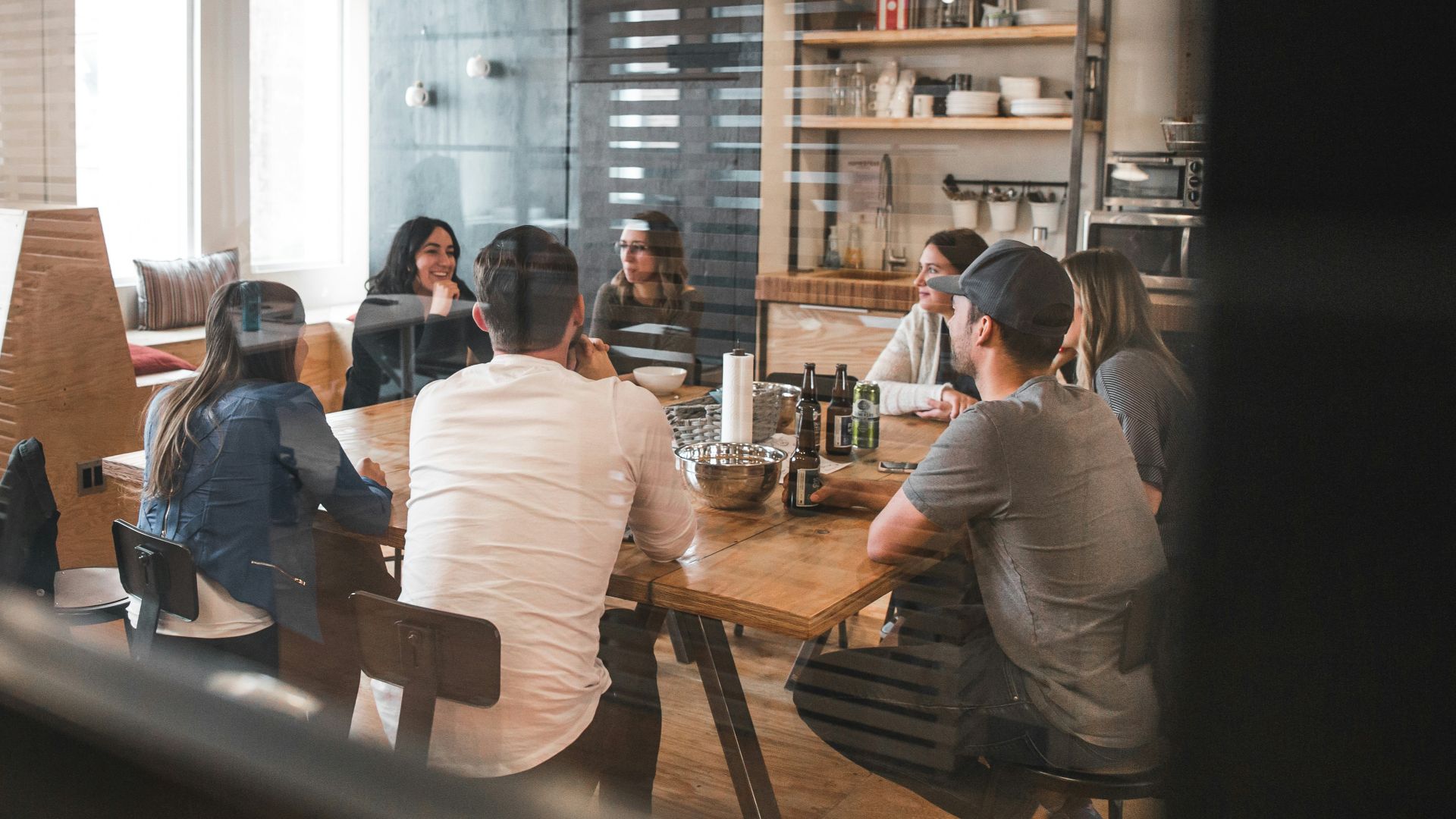 people sitting on chair
