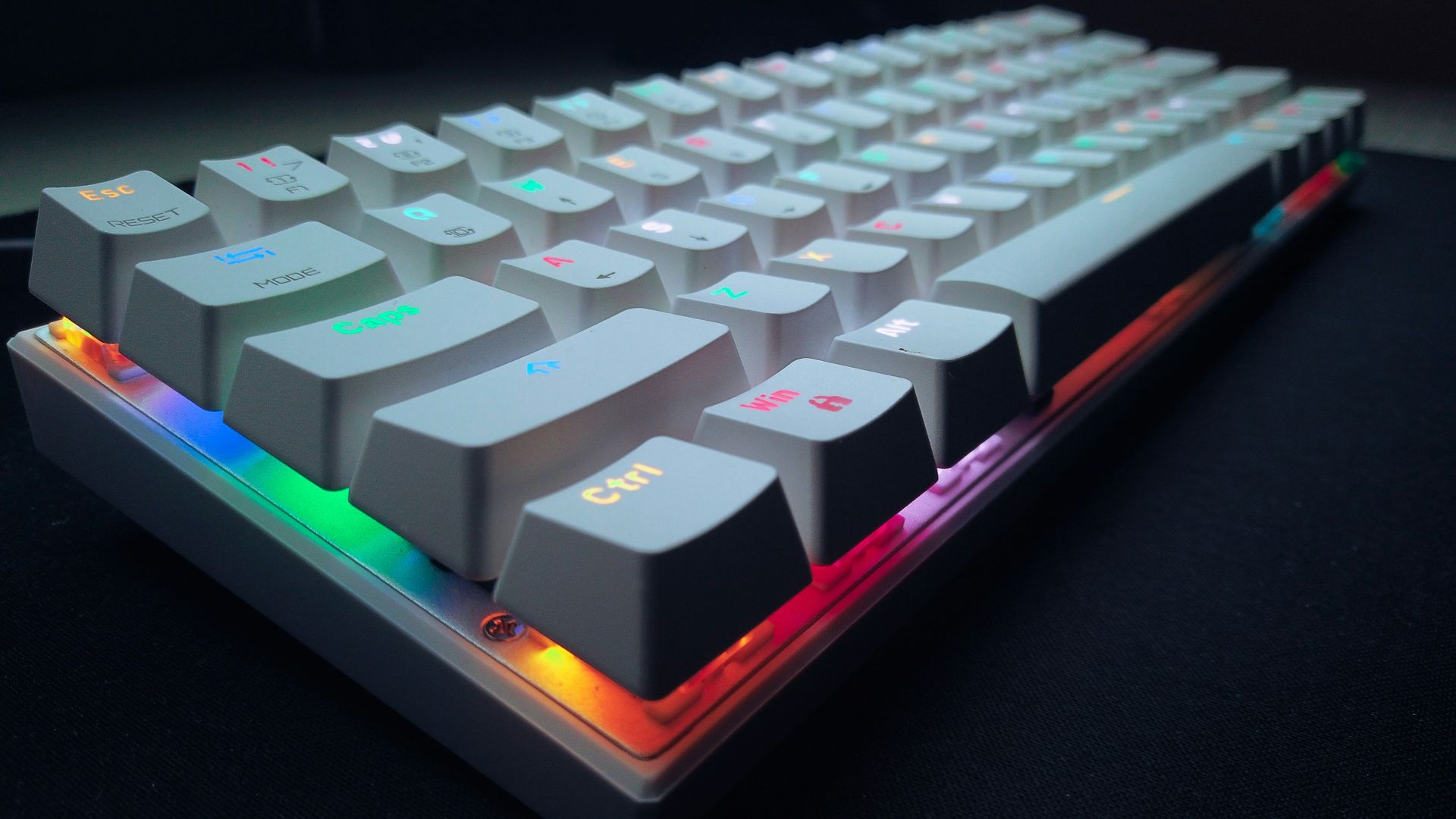 white and black computer keyboard