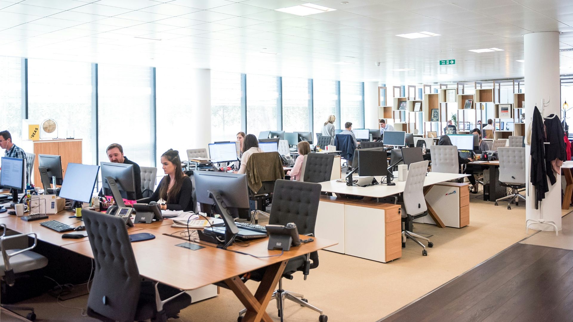 rectangular brown wooden table
