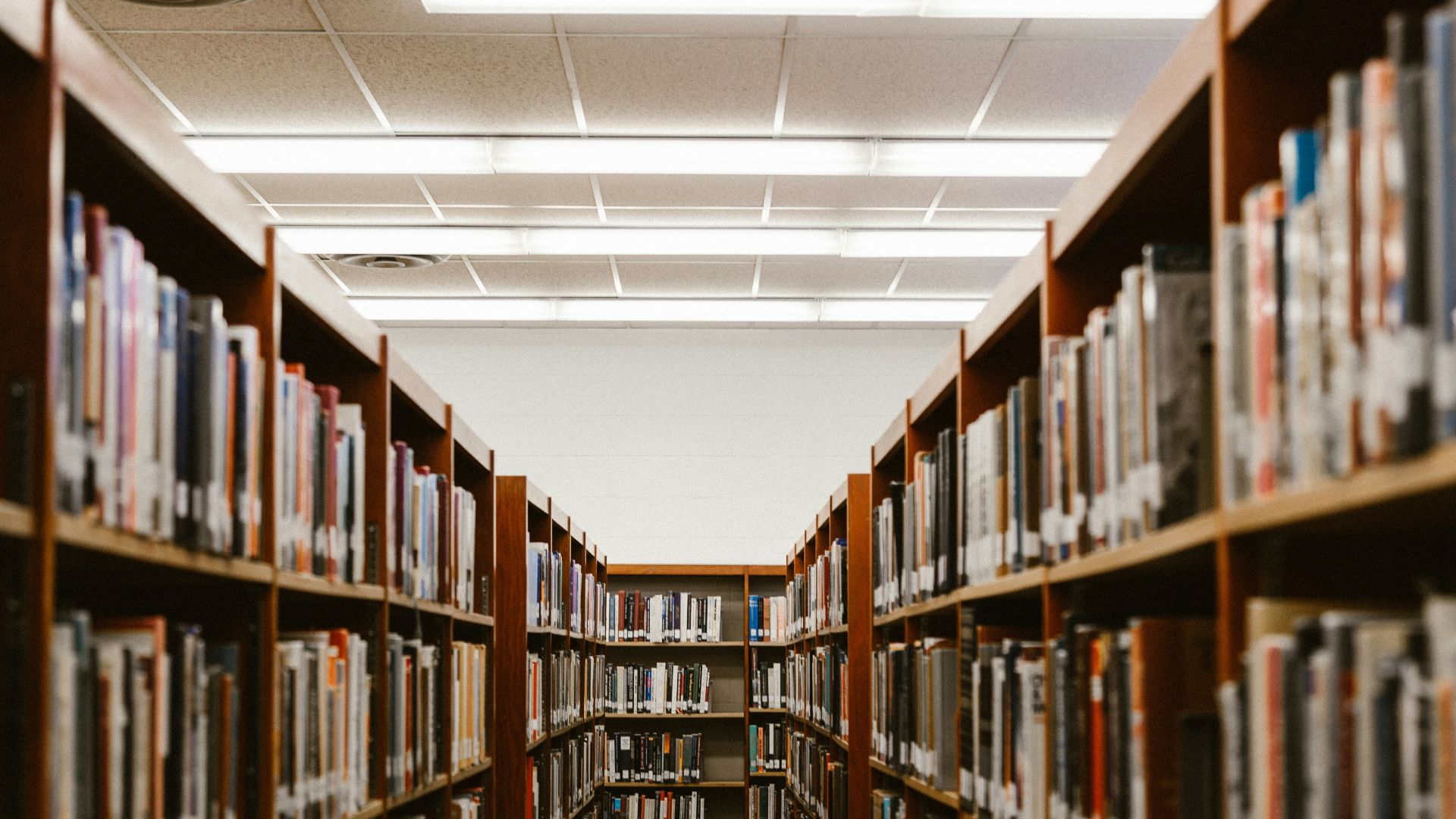 shallow focus photography of bookshelfs