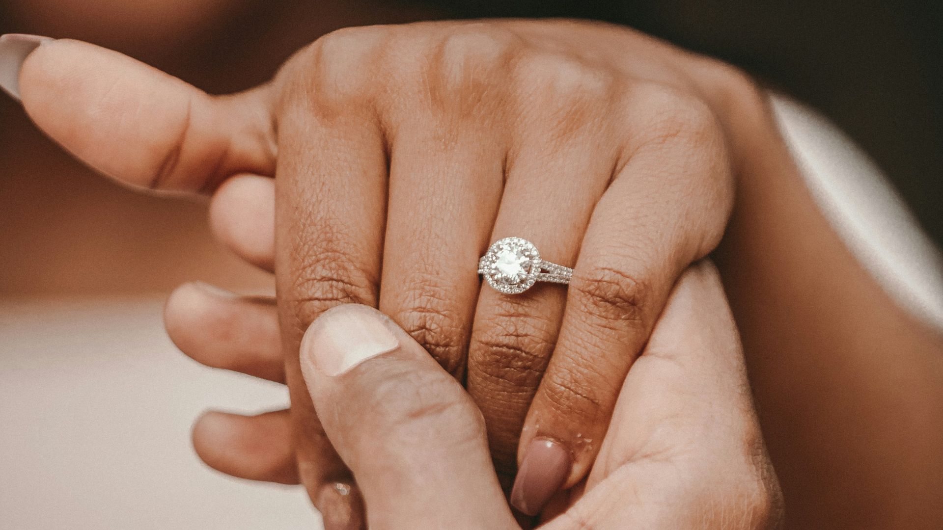 couple holding hands
