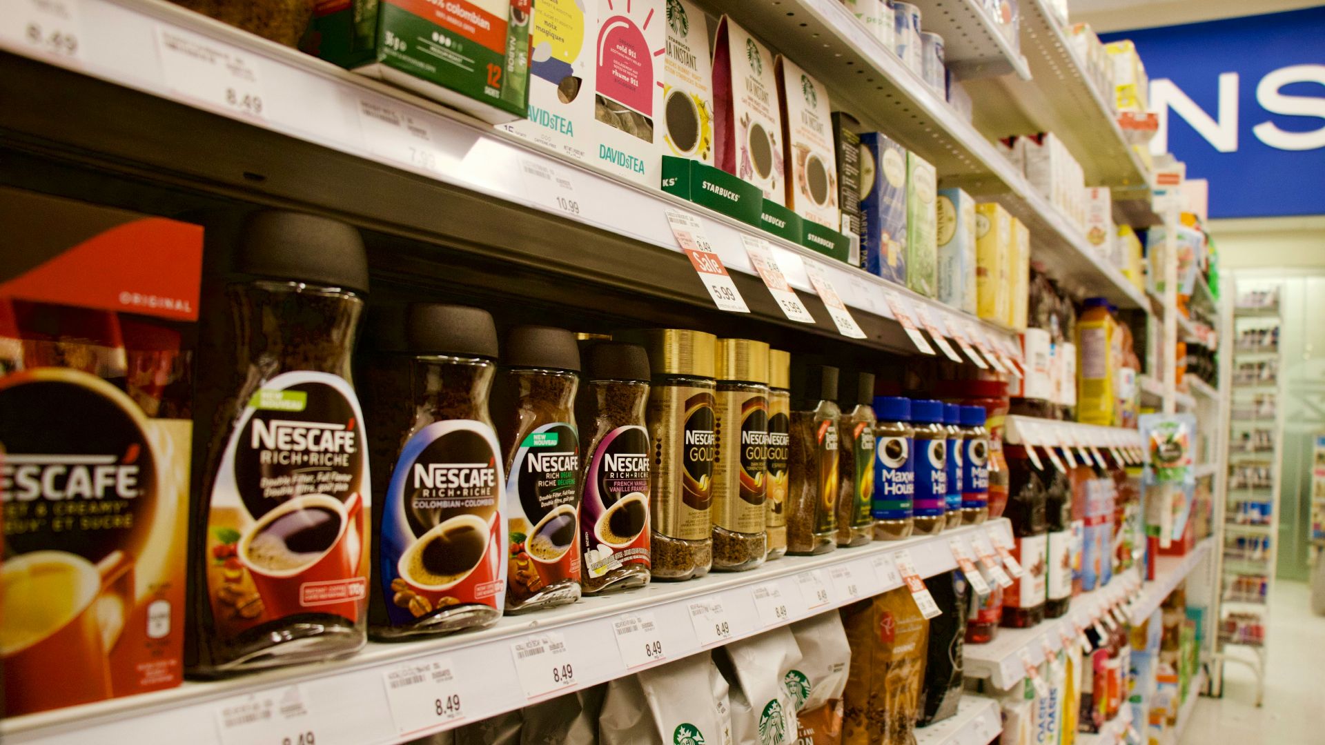 UNKs original bottle on white shelf