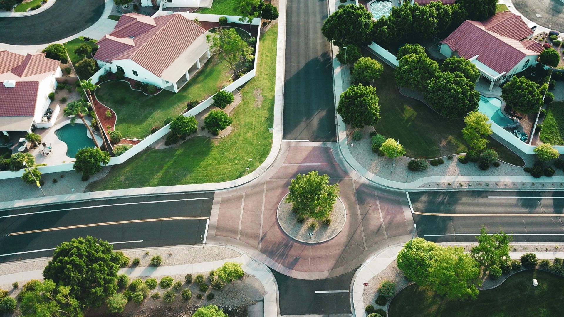 white-and-red houses