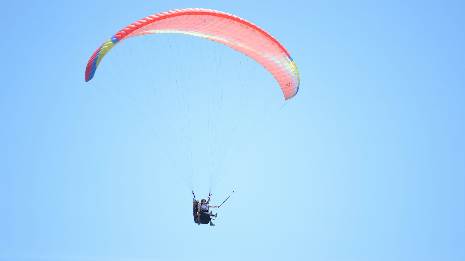person parachuting