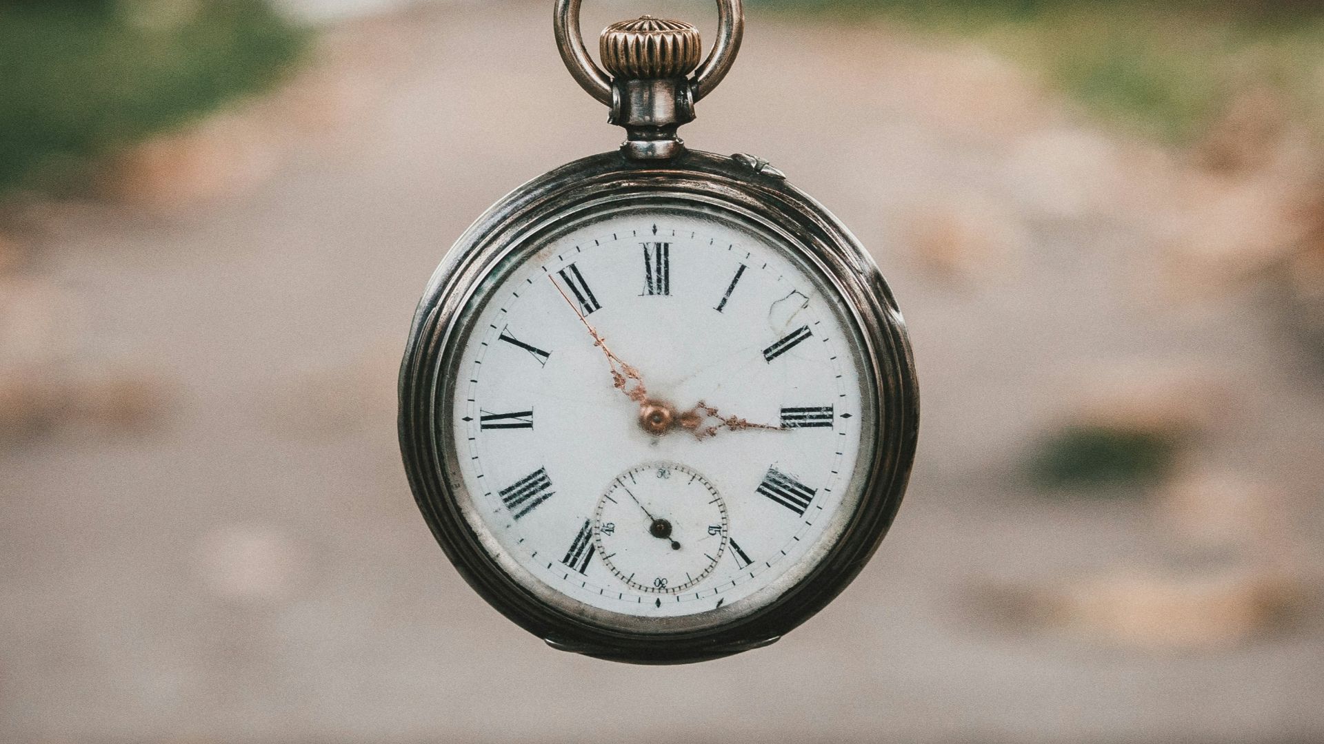 pocket watch at 3:55