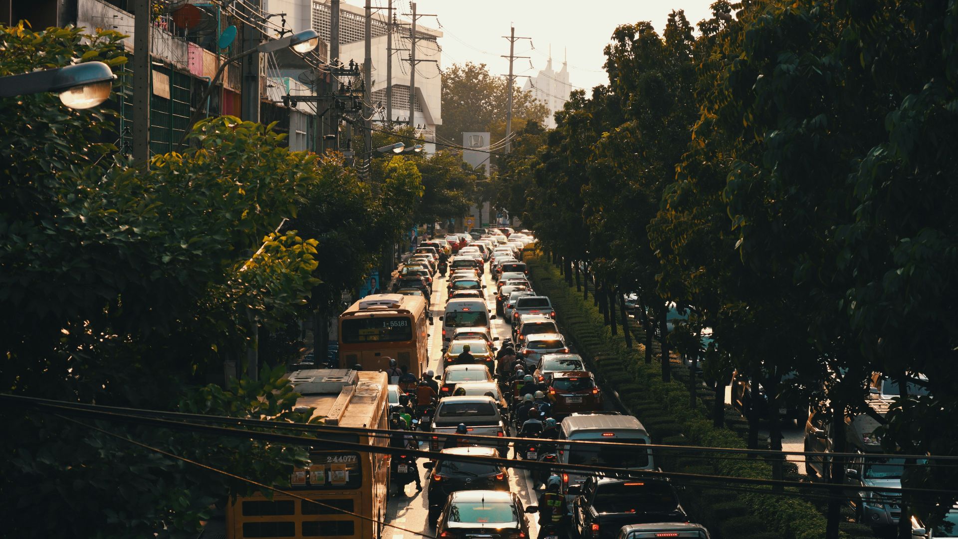 cars parked on the side of the road during daytime