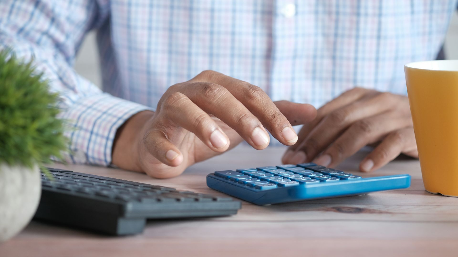person using black computer keyboard