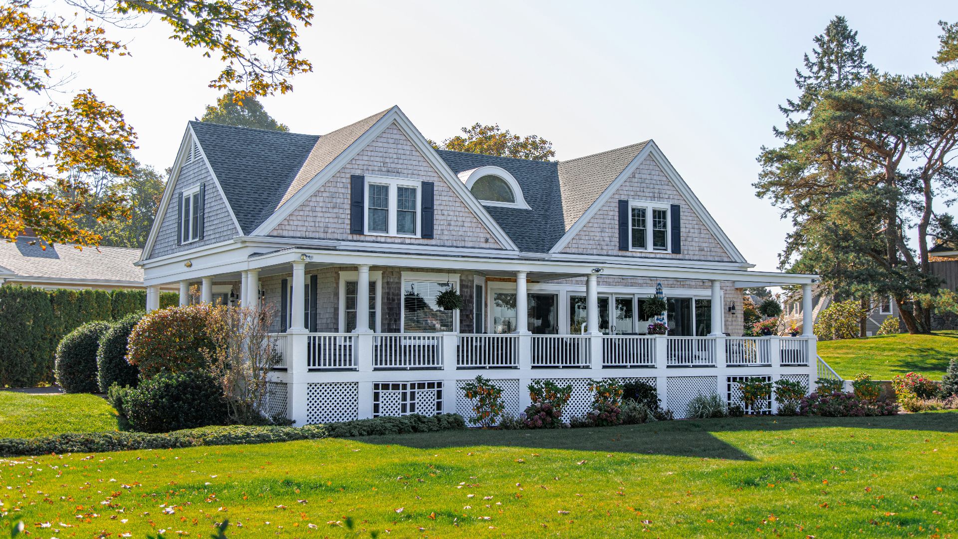 gray wooden house