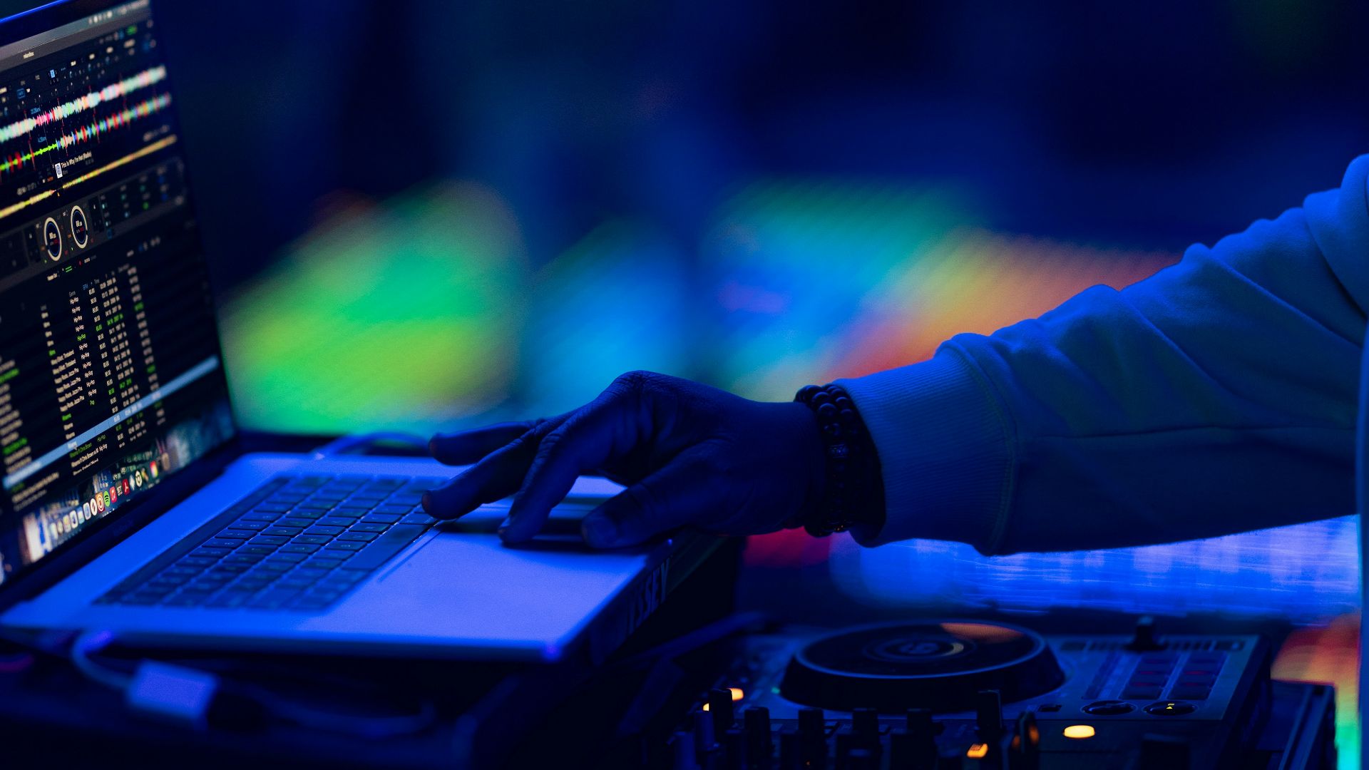 a person working on a laptop