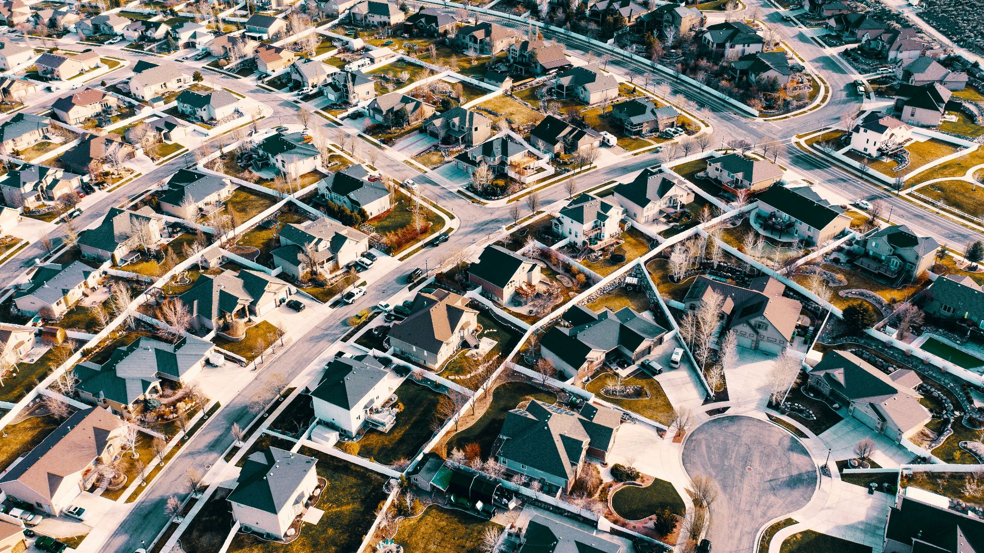 aerial photo of city
