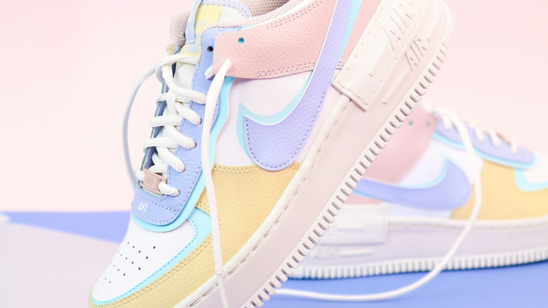 white and blue nike air force 1 high