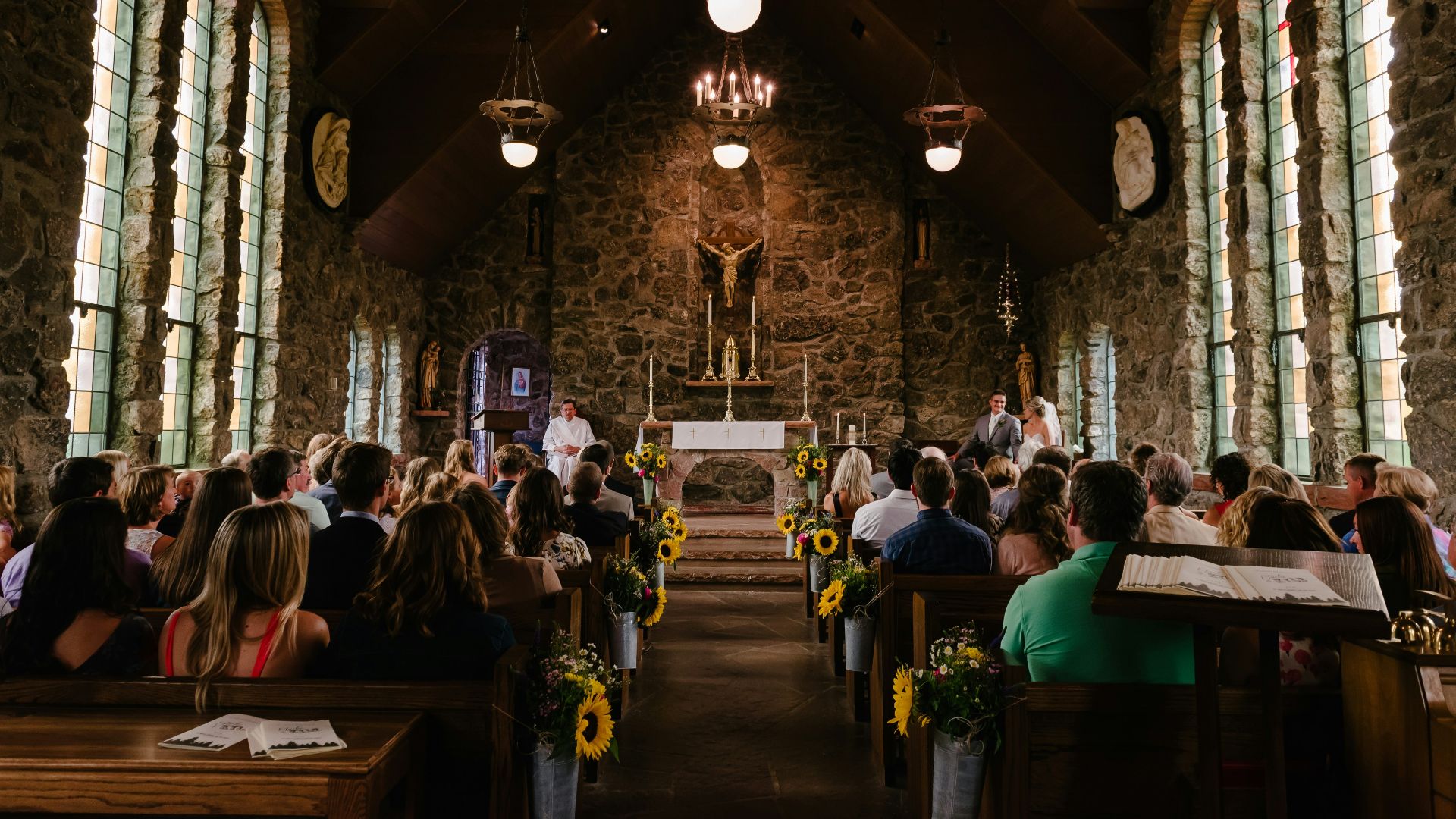 people sitting on chair in church