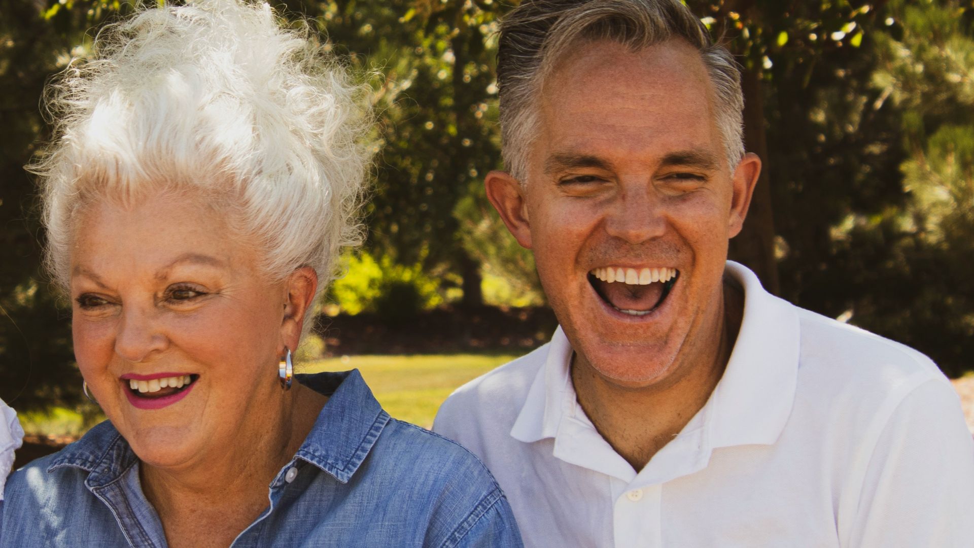 man wearing white polo shirt