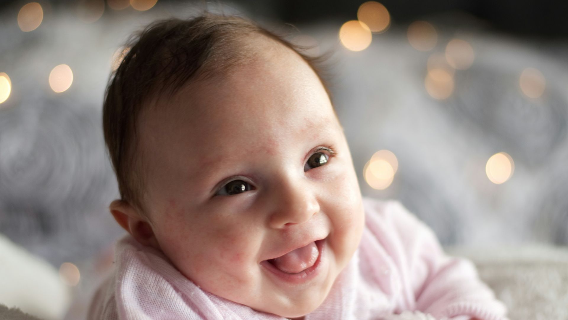 baby's smiling photography