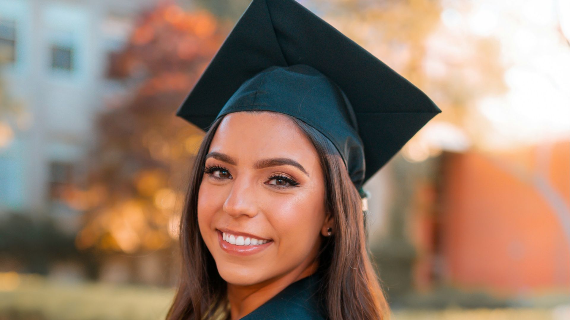 woman in blue academic dress