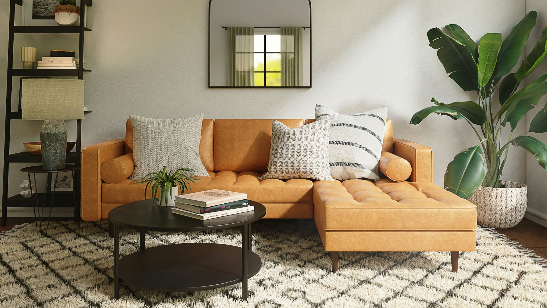 brown wooden bed frame with white and brown bed linen