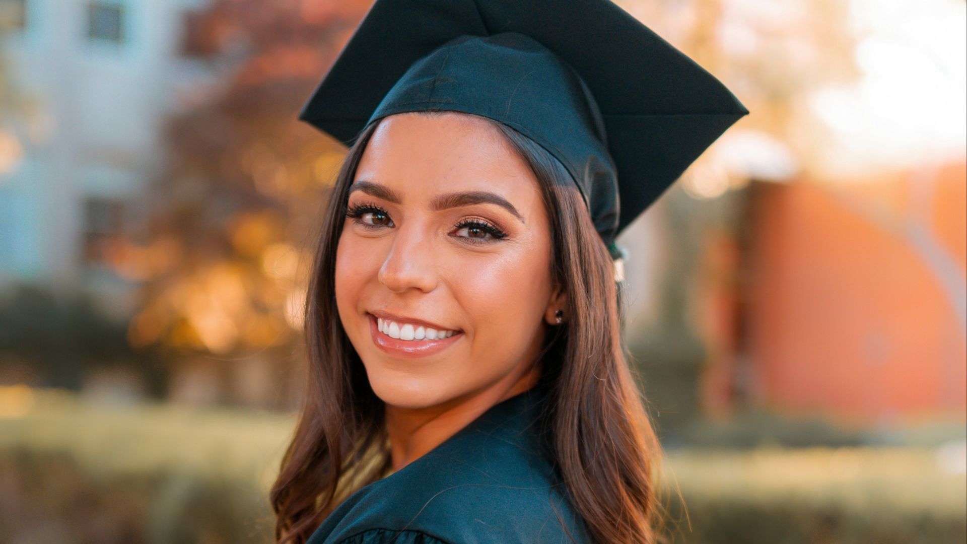 woman in blue academic dress