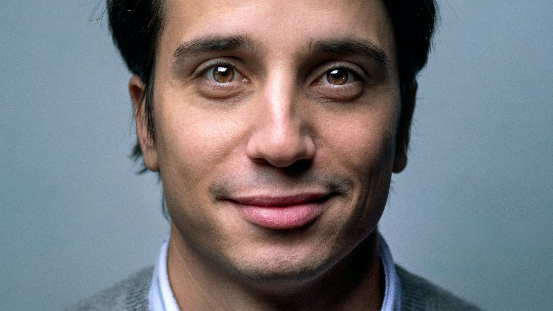 man wearing Henley top portrait