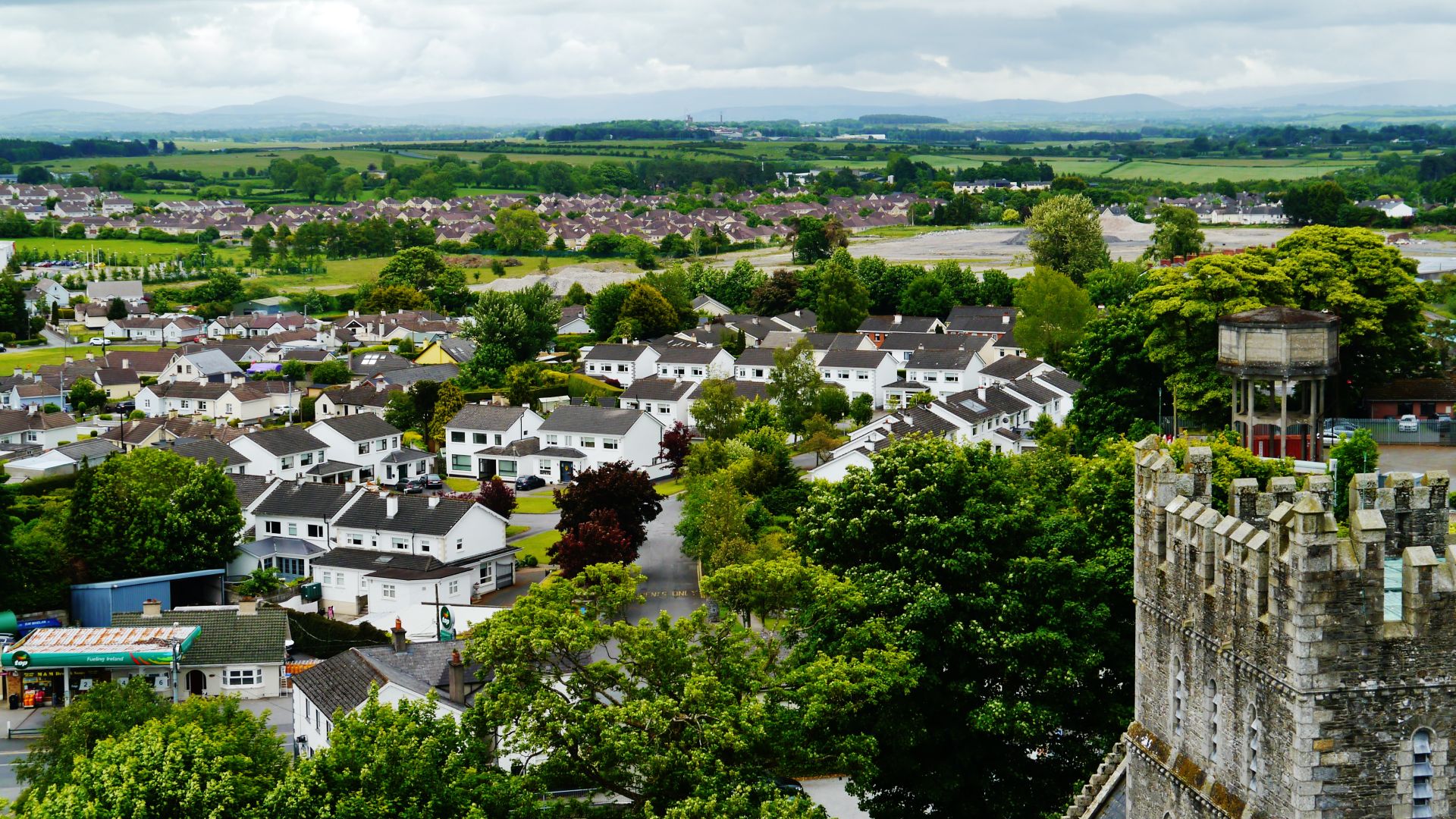 File:Kildare Cathedral Church of St. Brigid View from the Round Tower 3.jpg