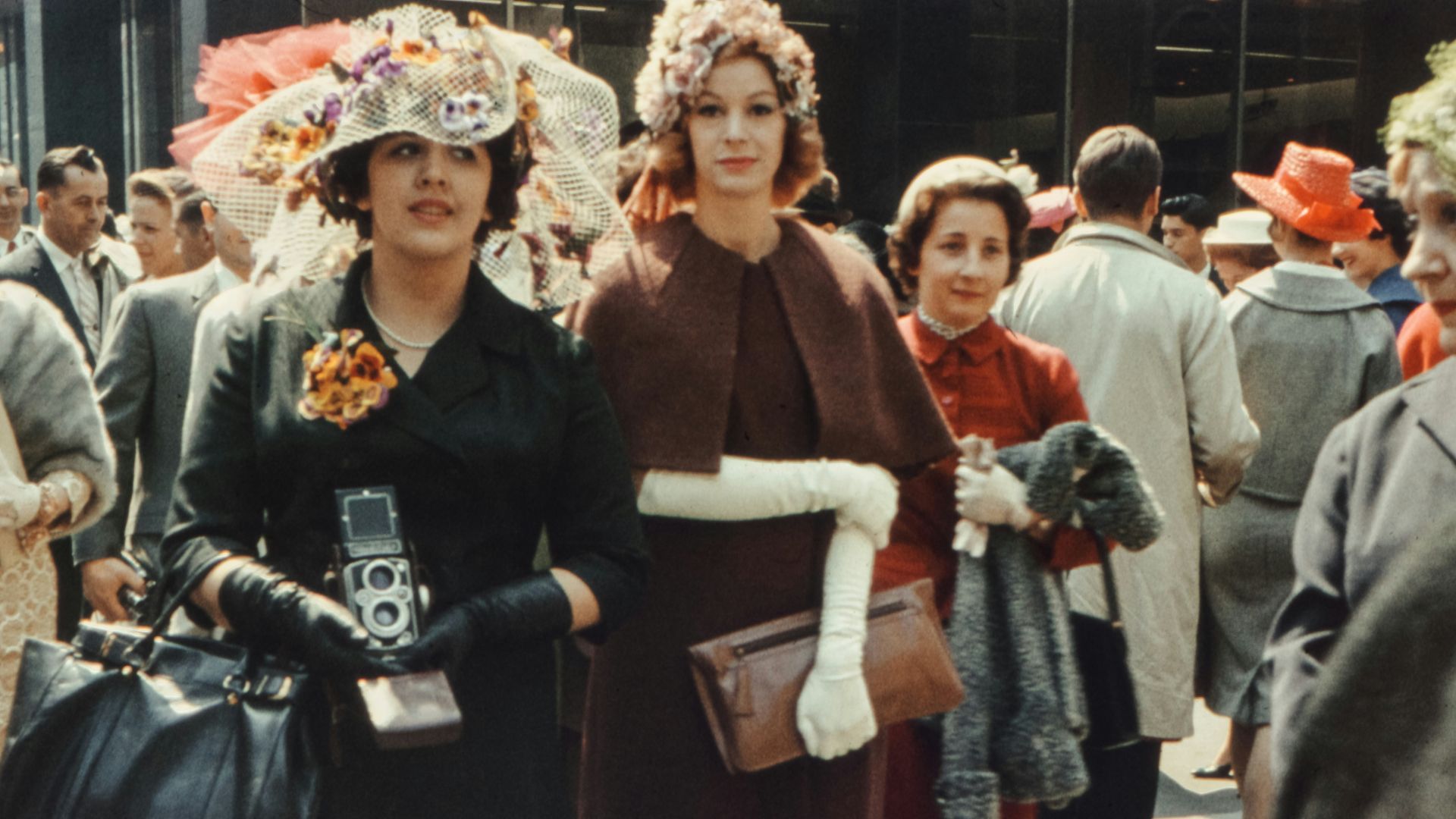 a group of women standing next to each other
