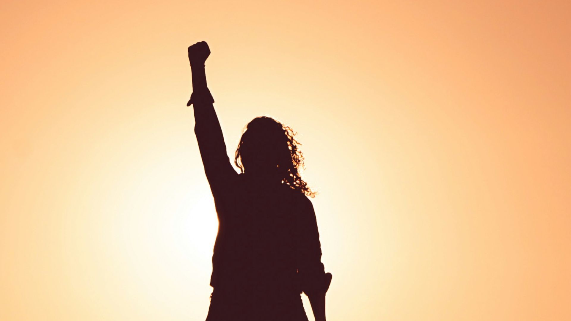 silhouette of personr