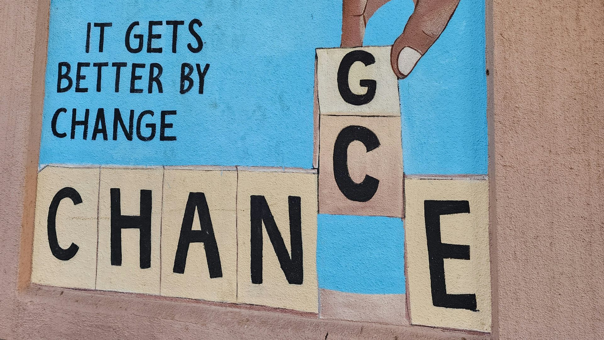 a sign on a building