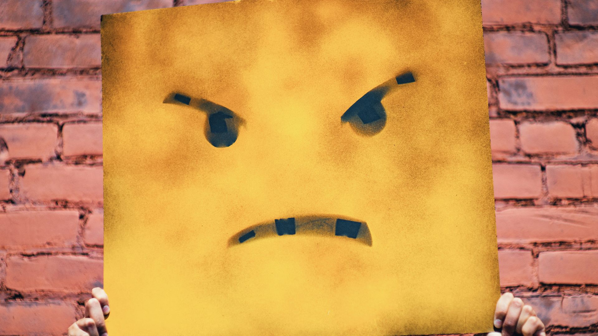 angry face illustration