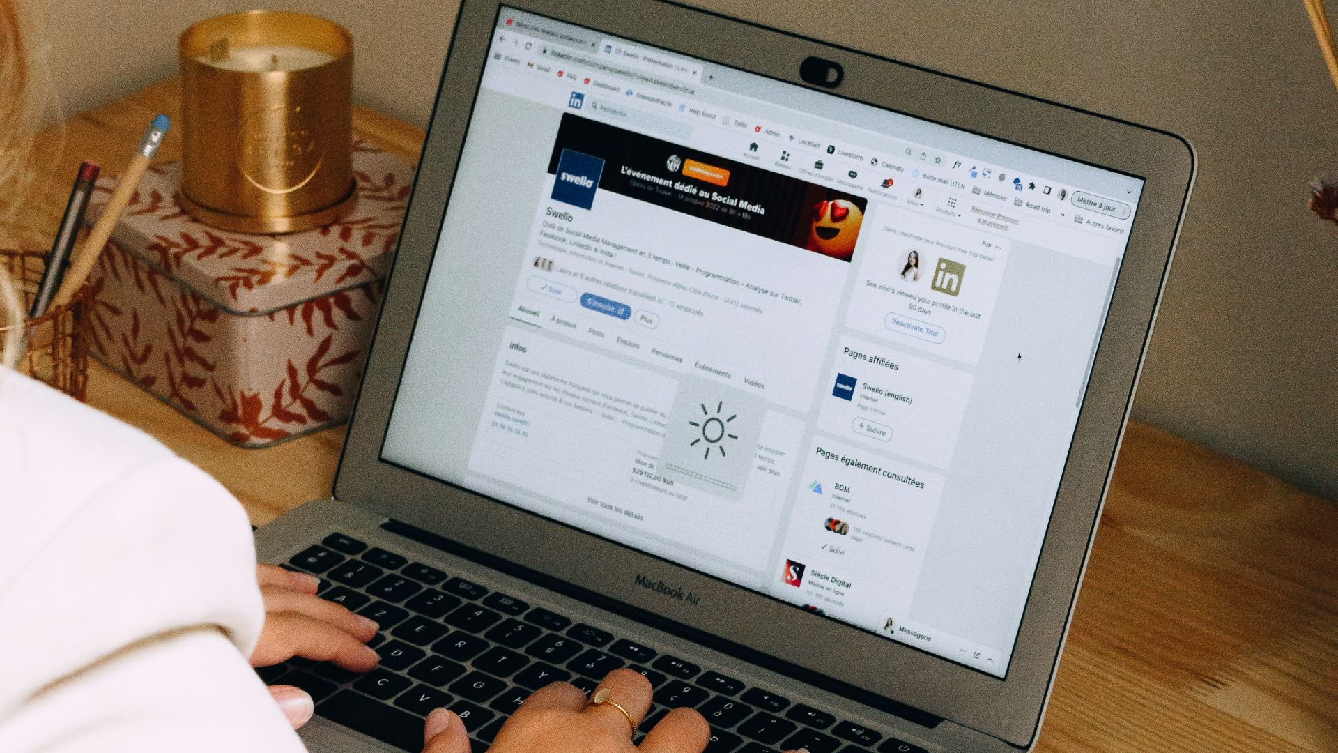 a man using a laptop