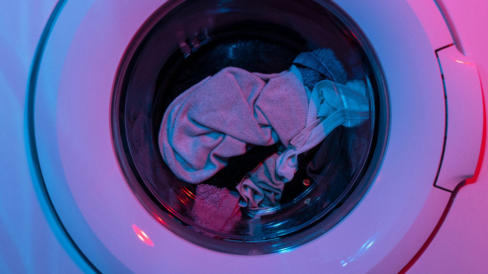 pink and green plastic container