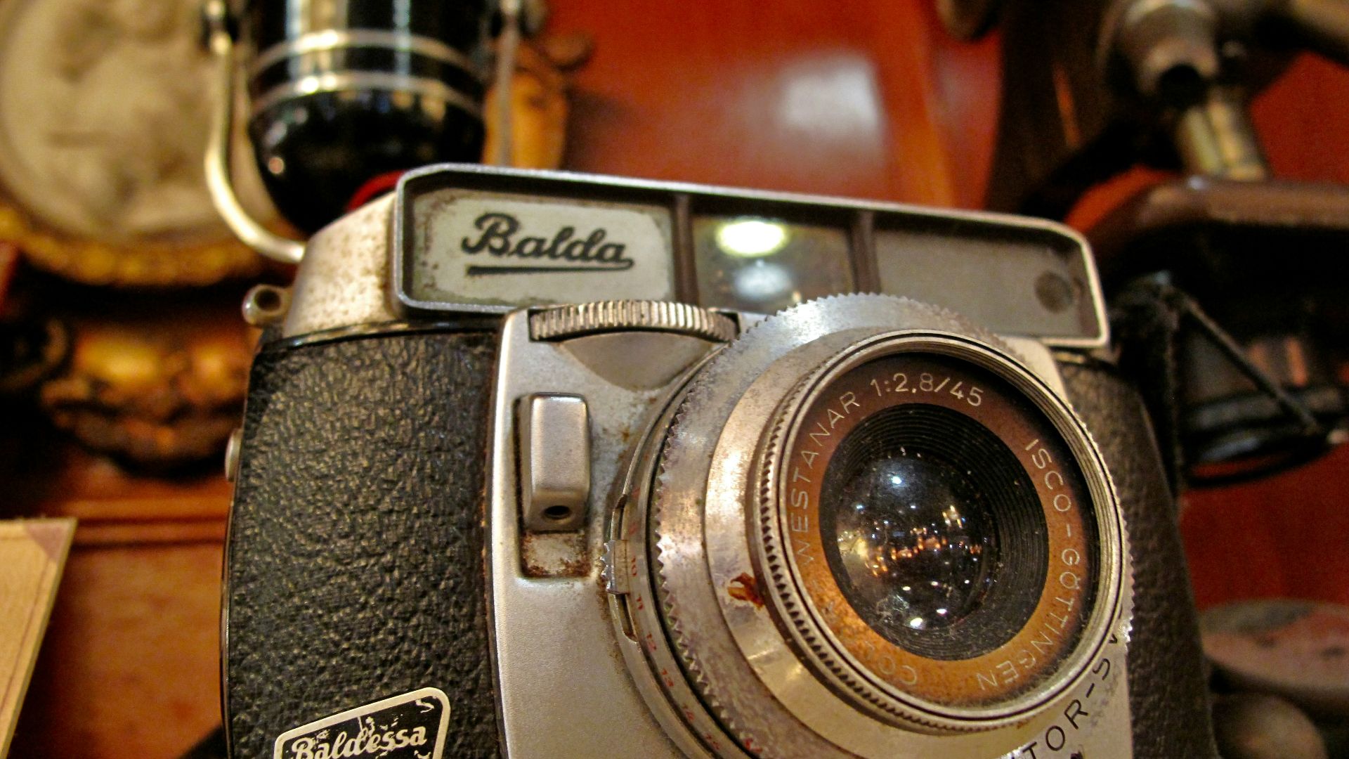 black and silver nikon camera