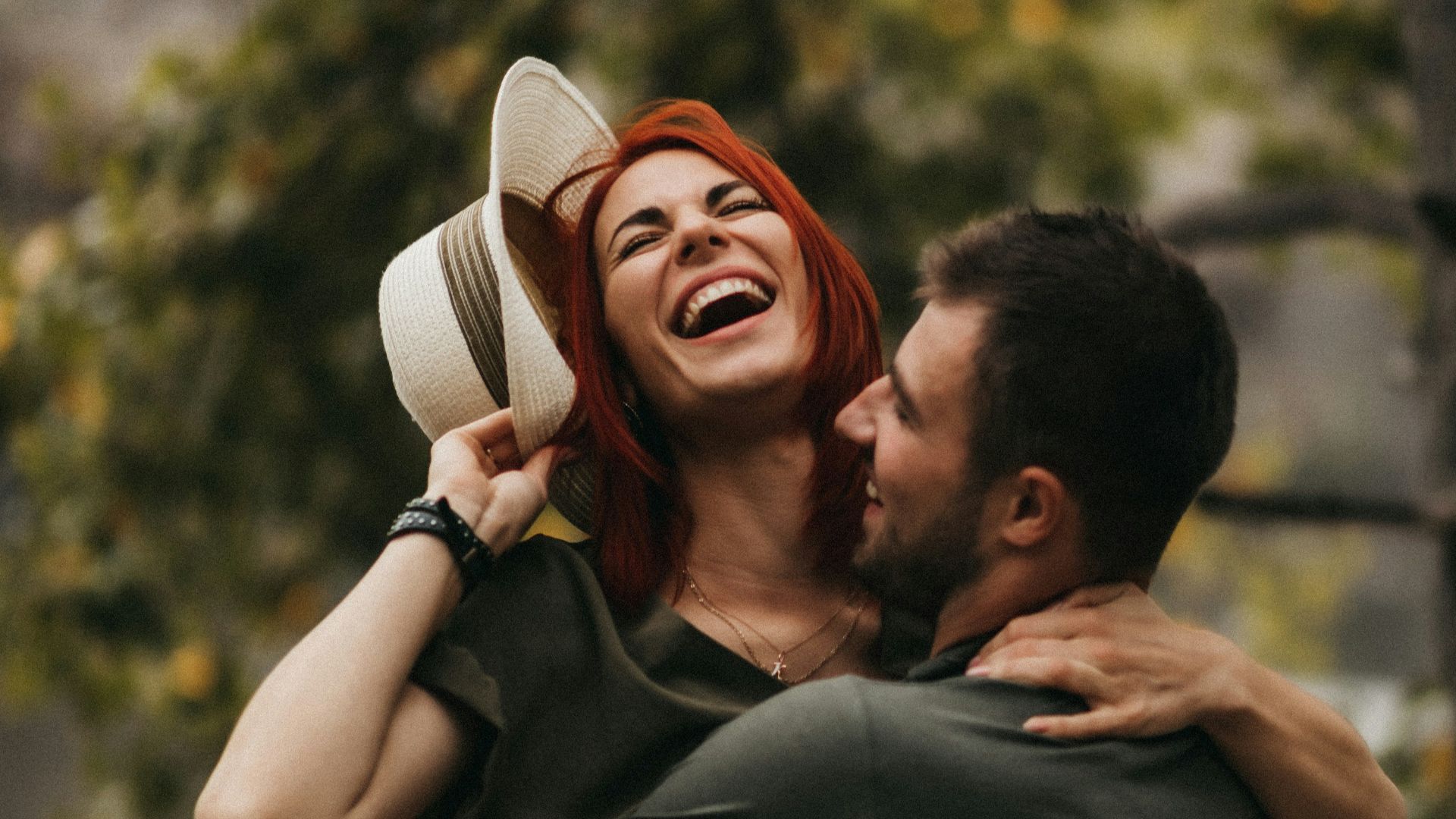 a man holding a child