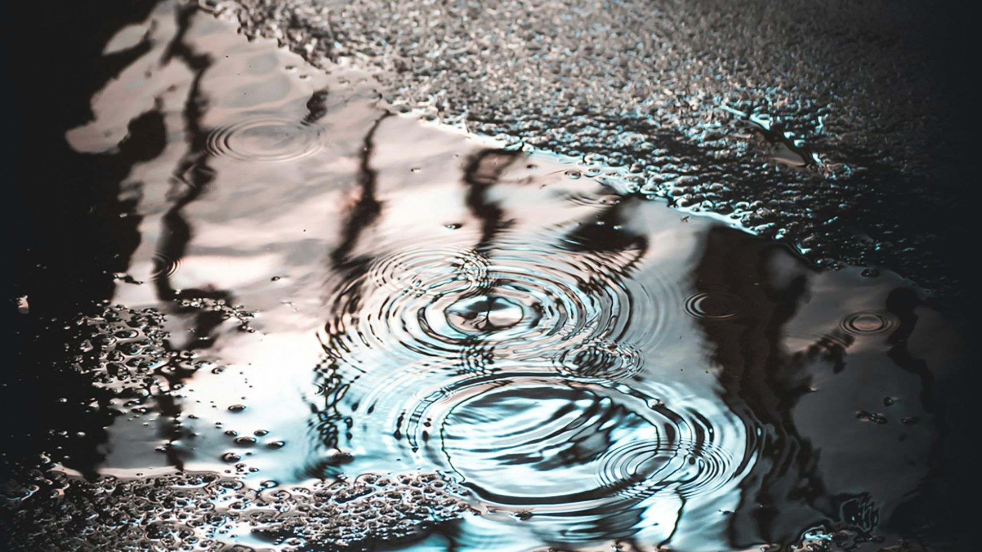 water splash on brown sand