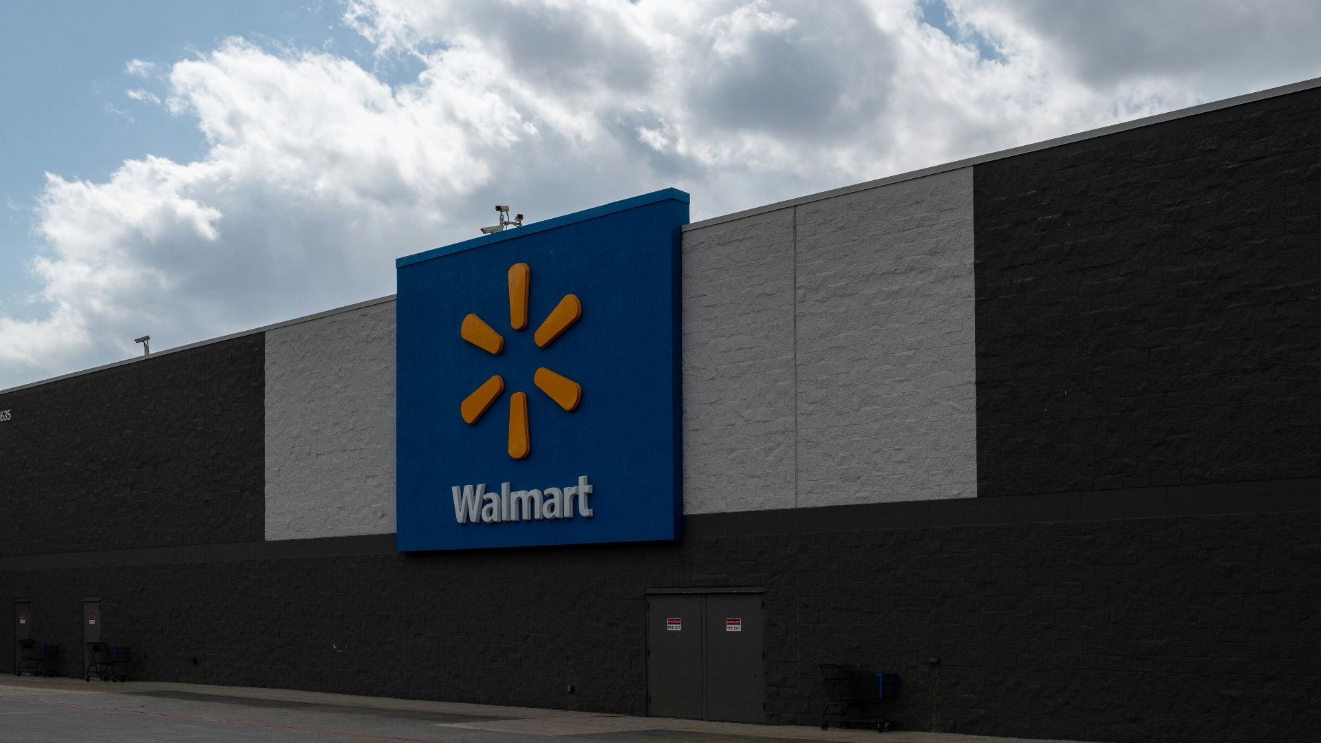 a building with a sign on it