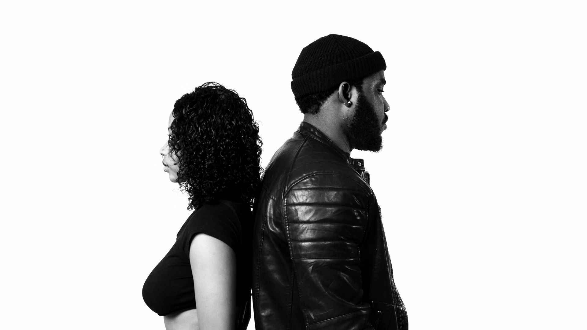 a man and a woman standing next to each other