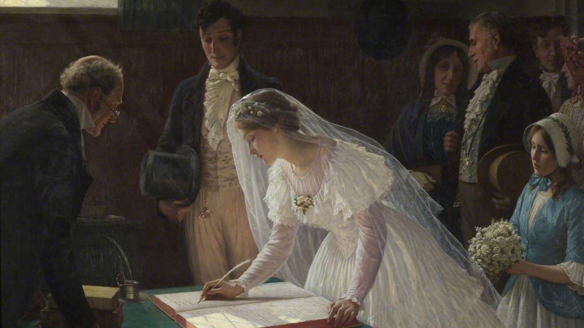 File:Edmund Blair Leighton - The Wedding Register.jpg