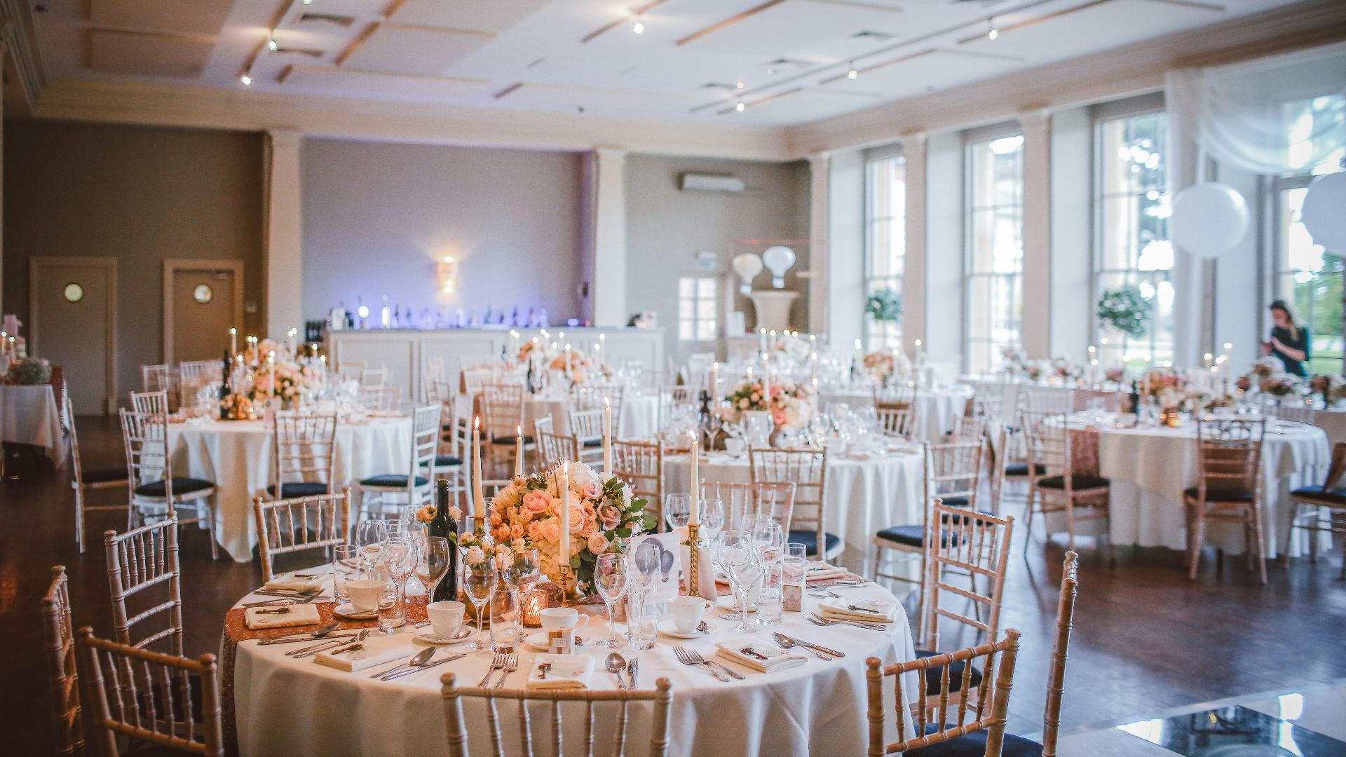 table settings in room