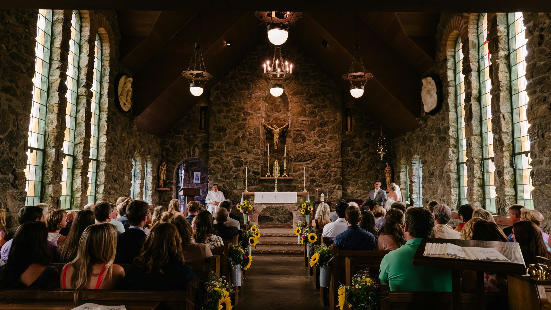 people sitting on chair in church