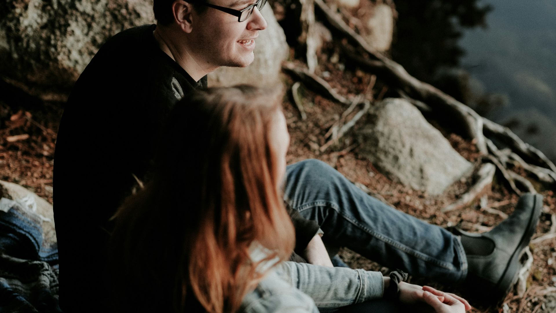 woman wearing gray cardigan