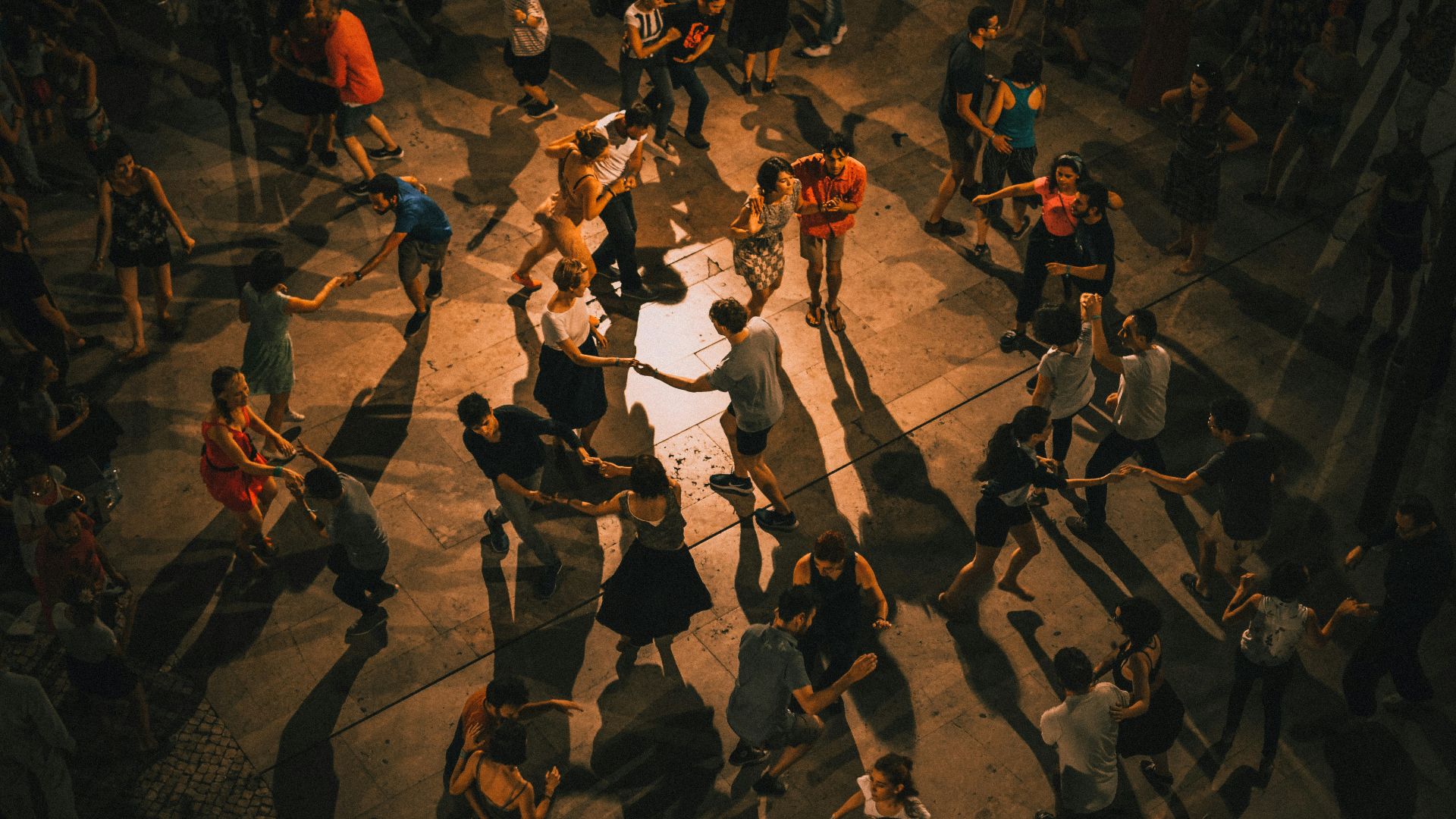group of people dancing