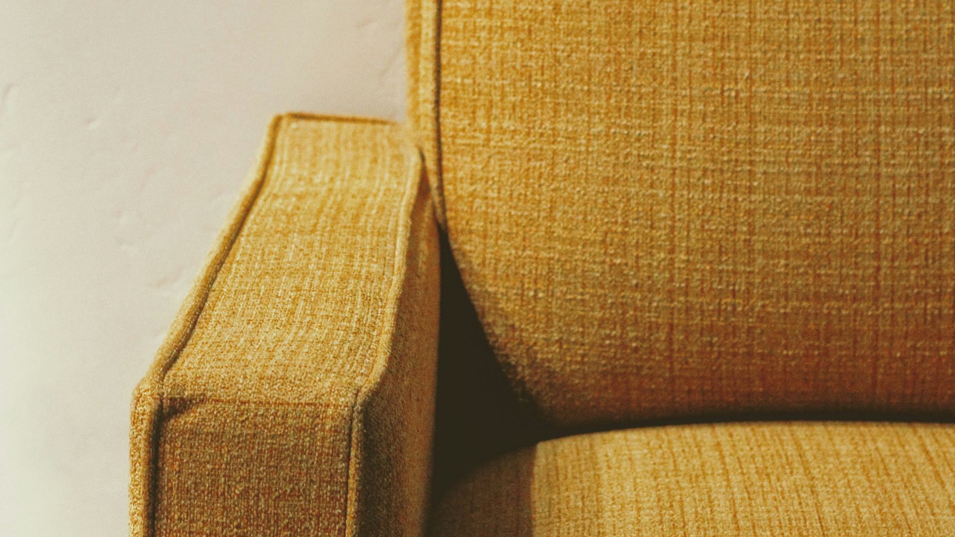 brown fabric sofa