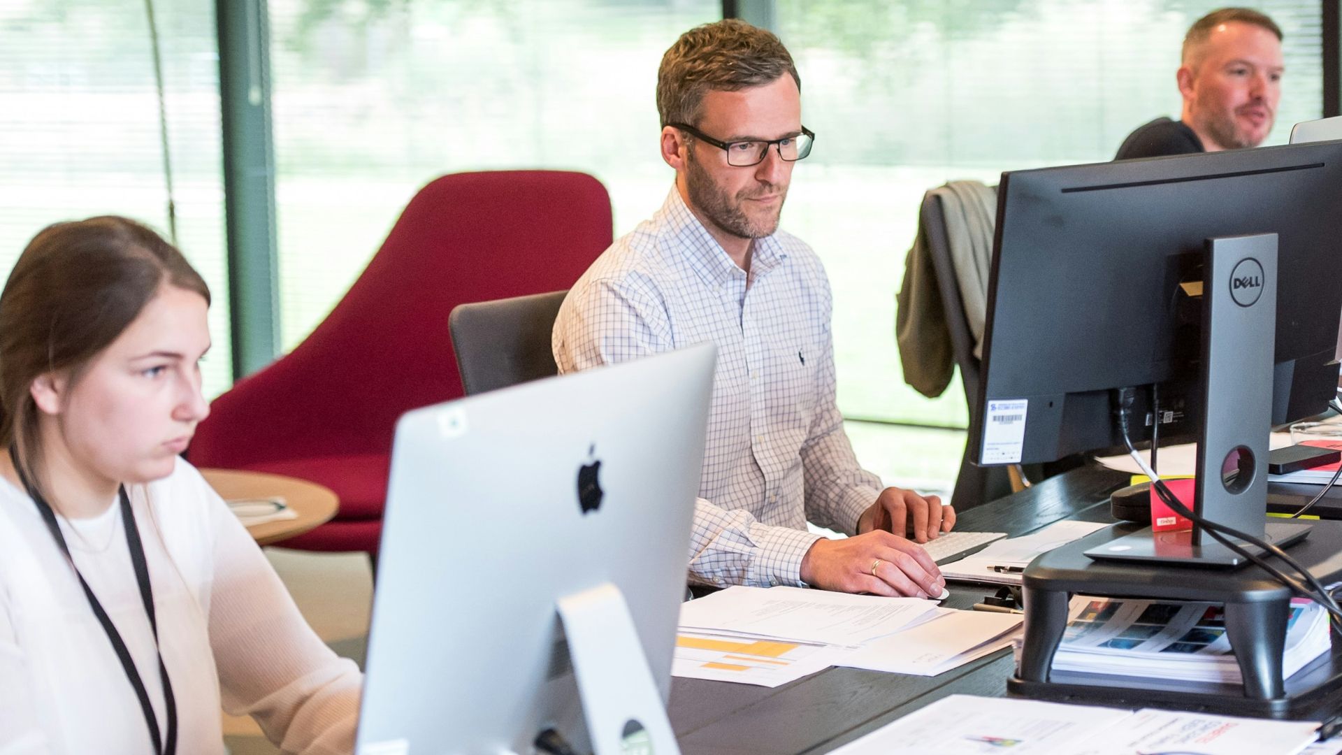 man sitting in front of table