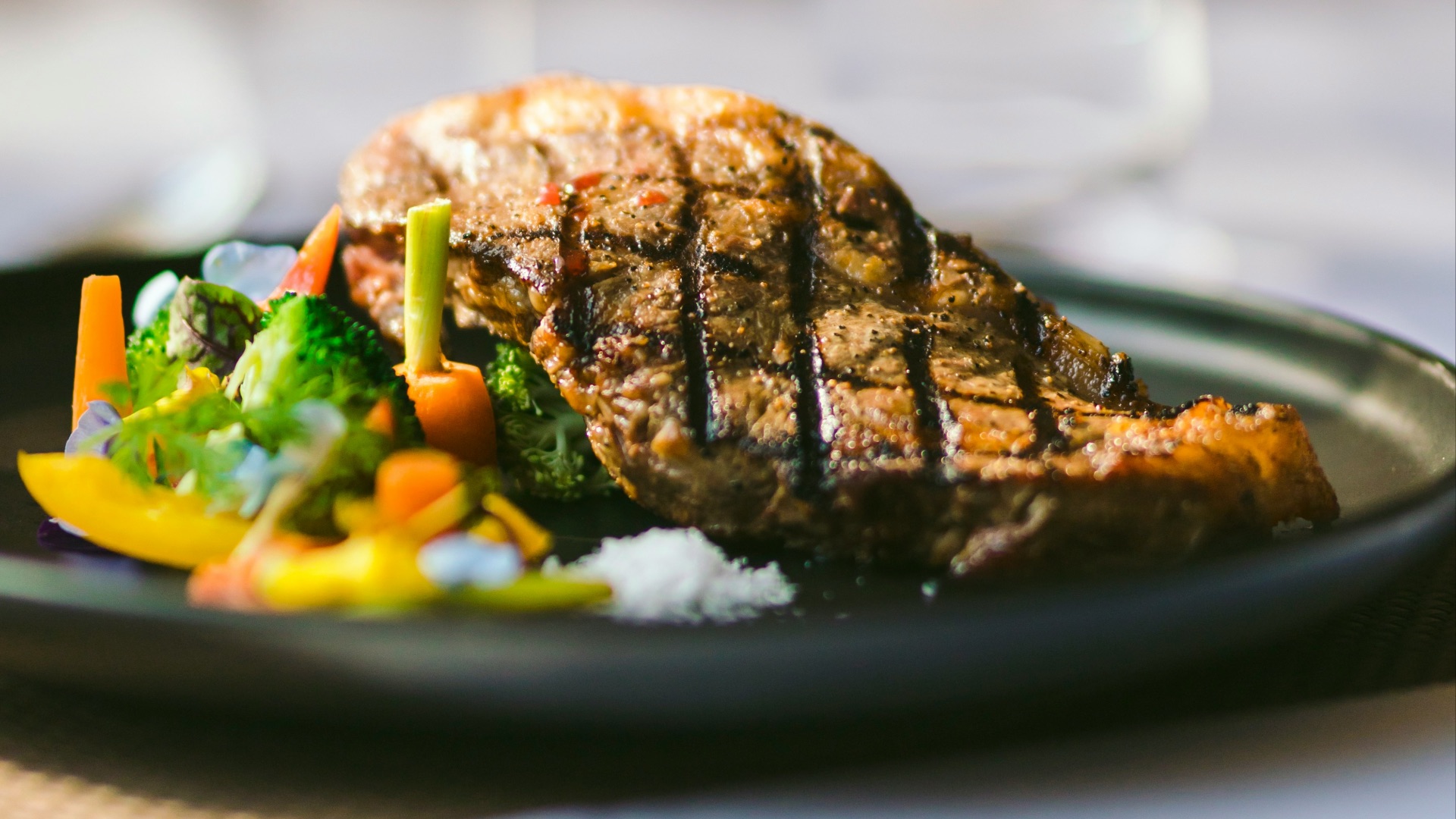 cooked food on white ceramic plate