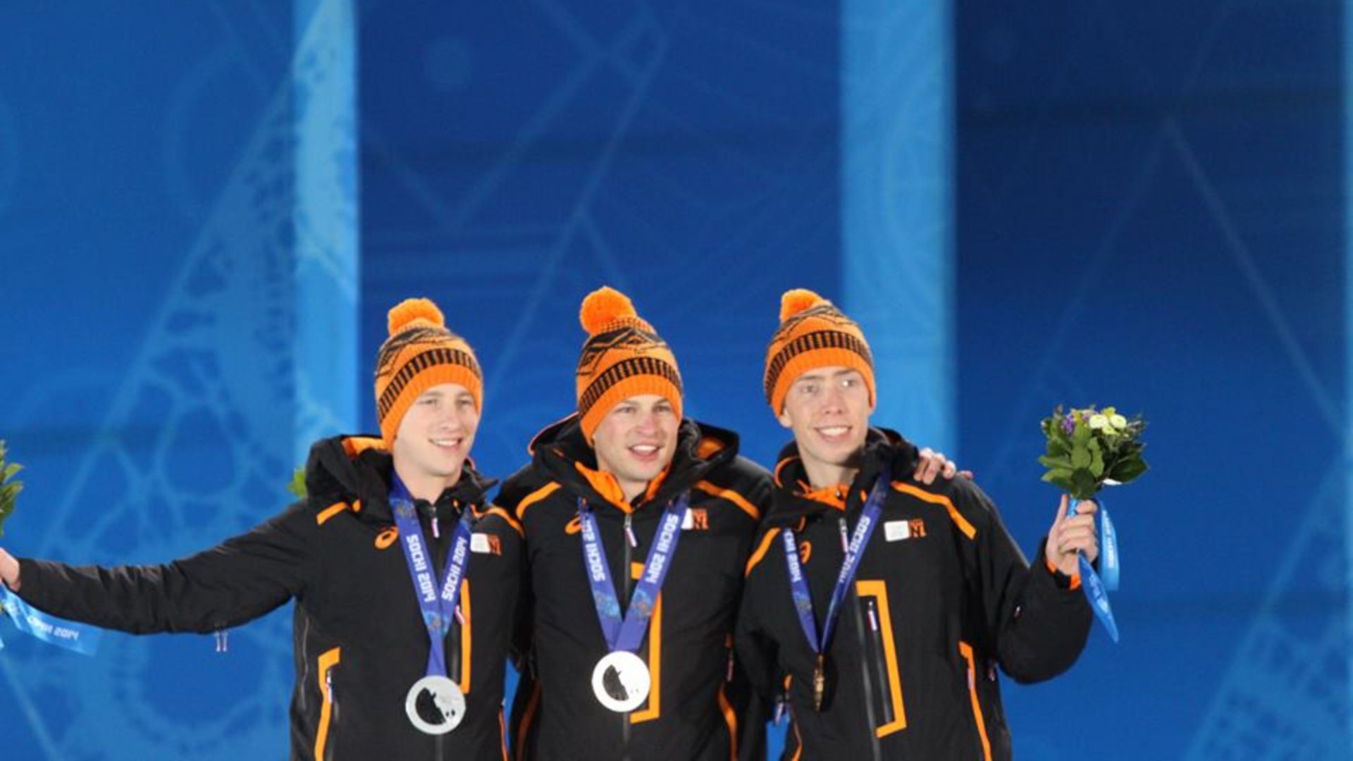 File:Men's 5000m, 2014 Winter Olympics, Podium with medals.jpg