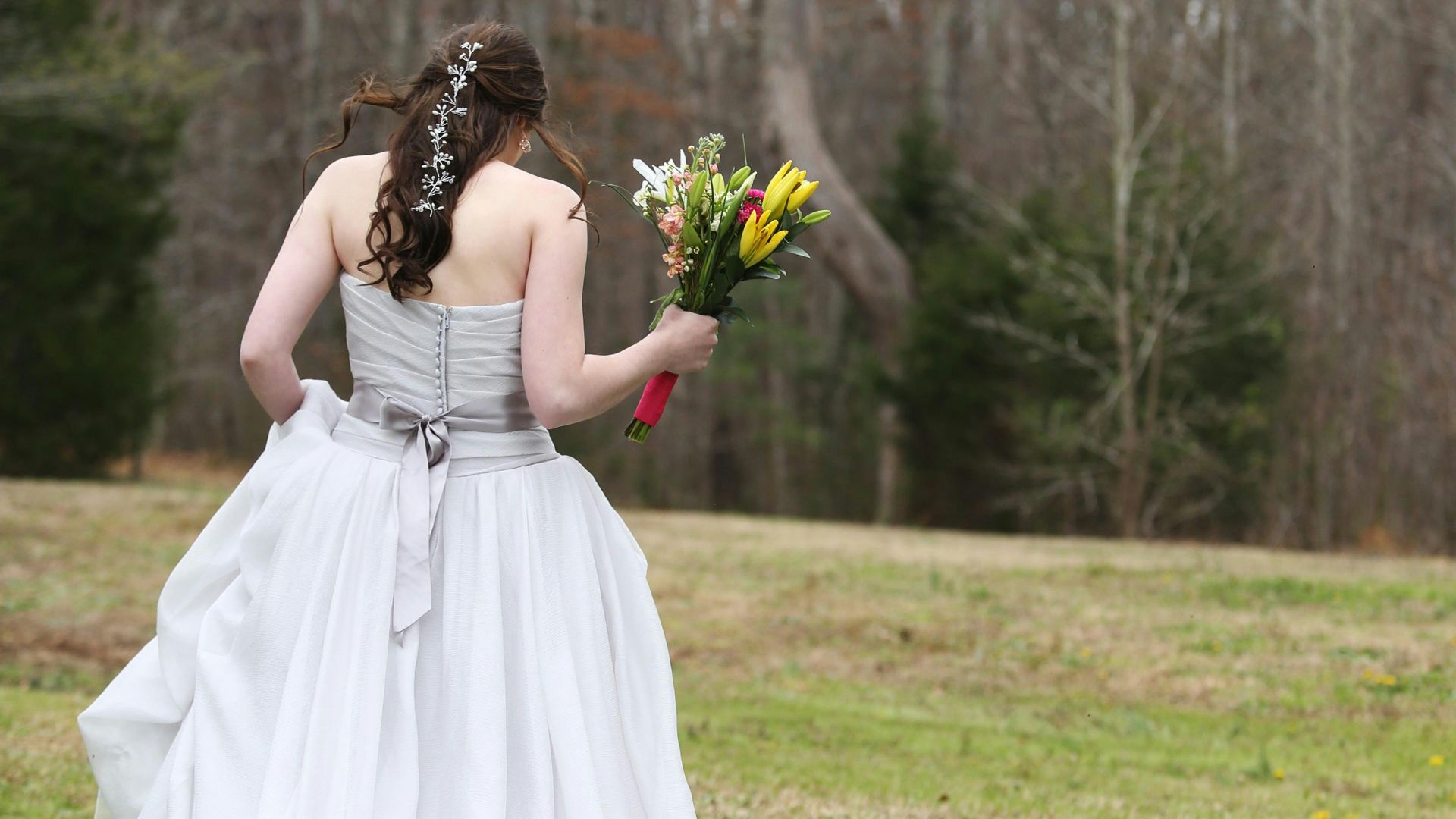 woman wearing white tube dress