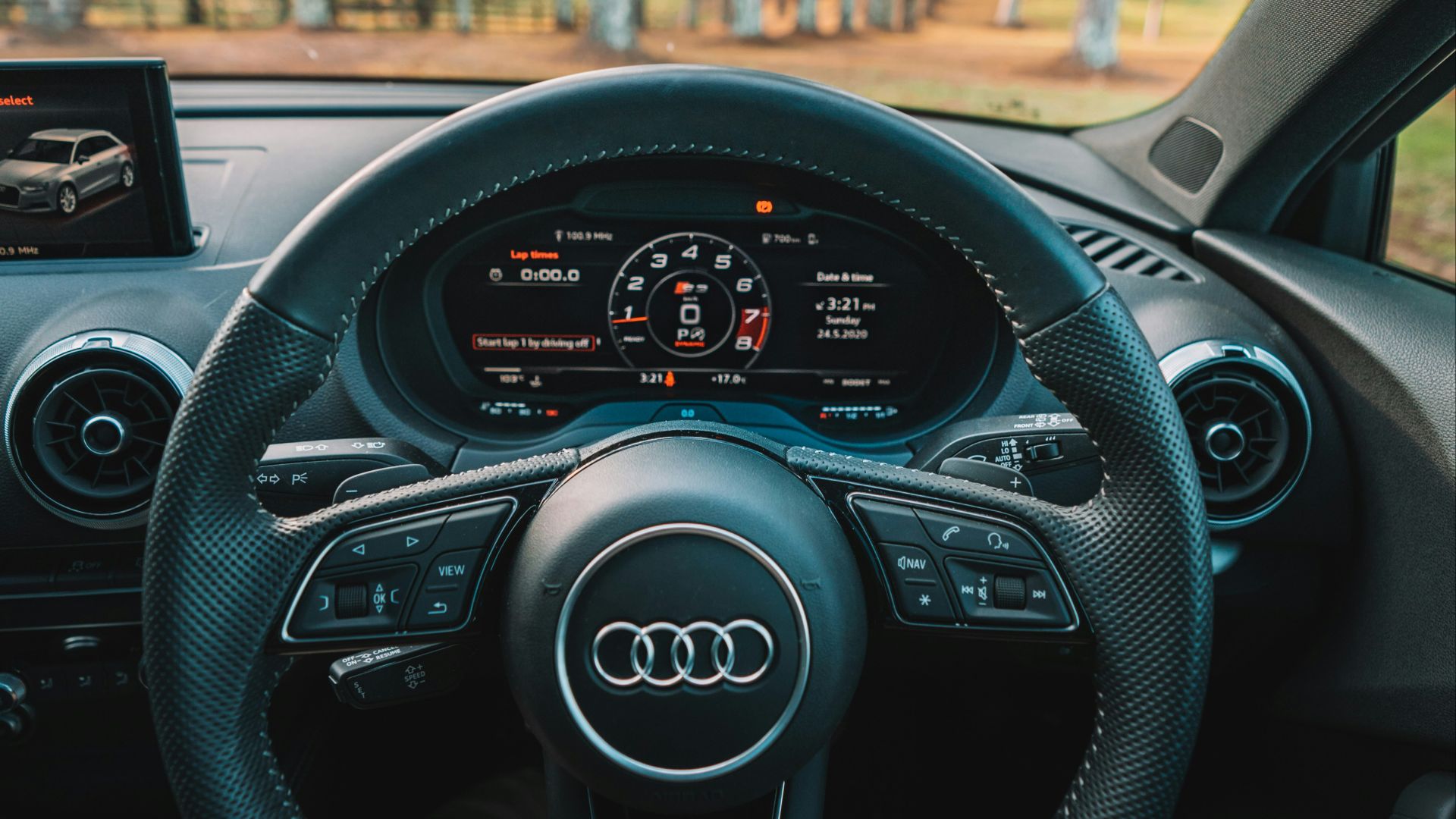 black and silver mercedes benz steering wheel