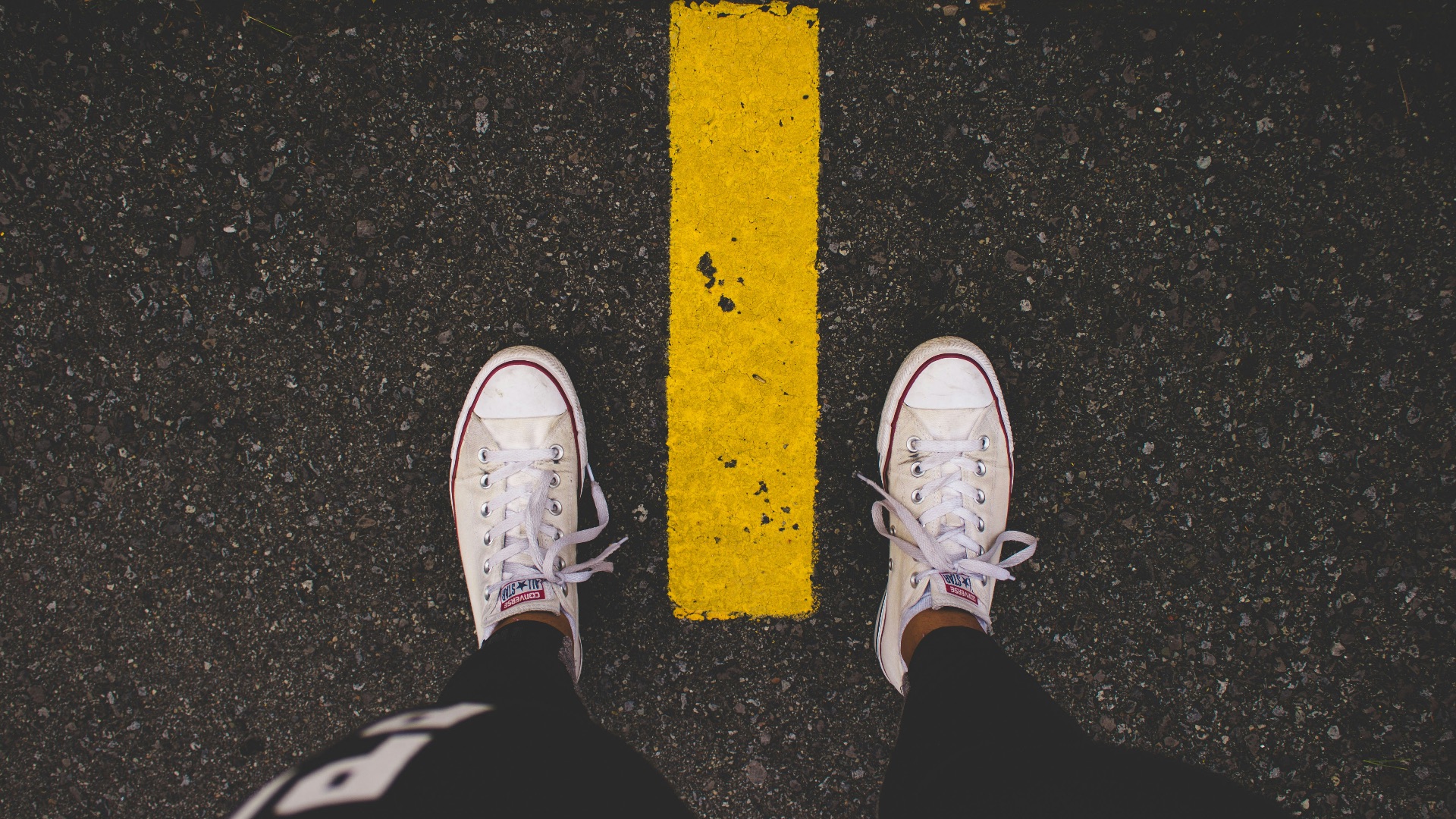 white Converse All-Star low-tops