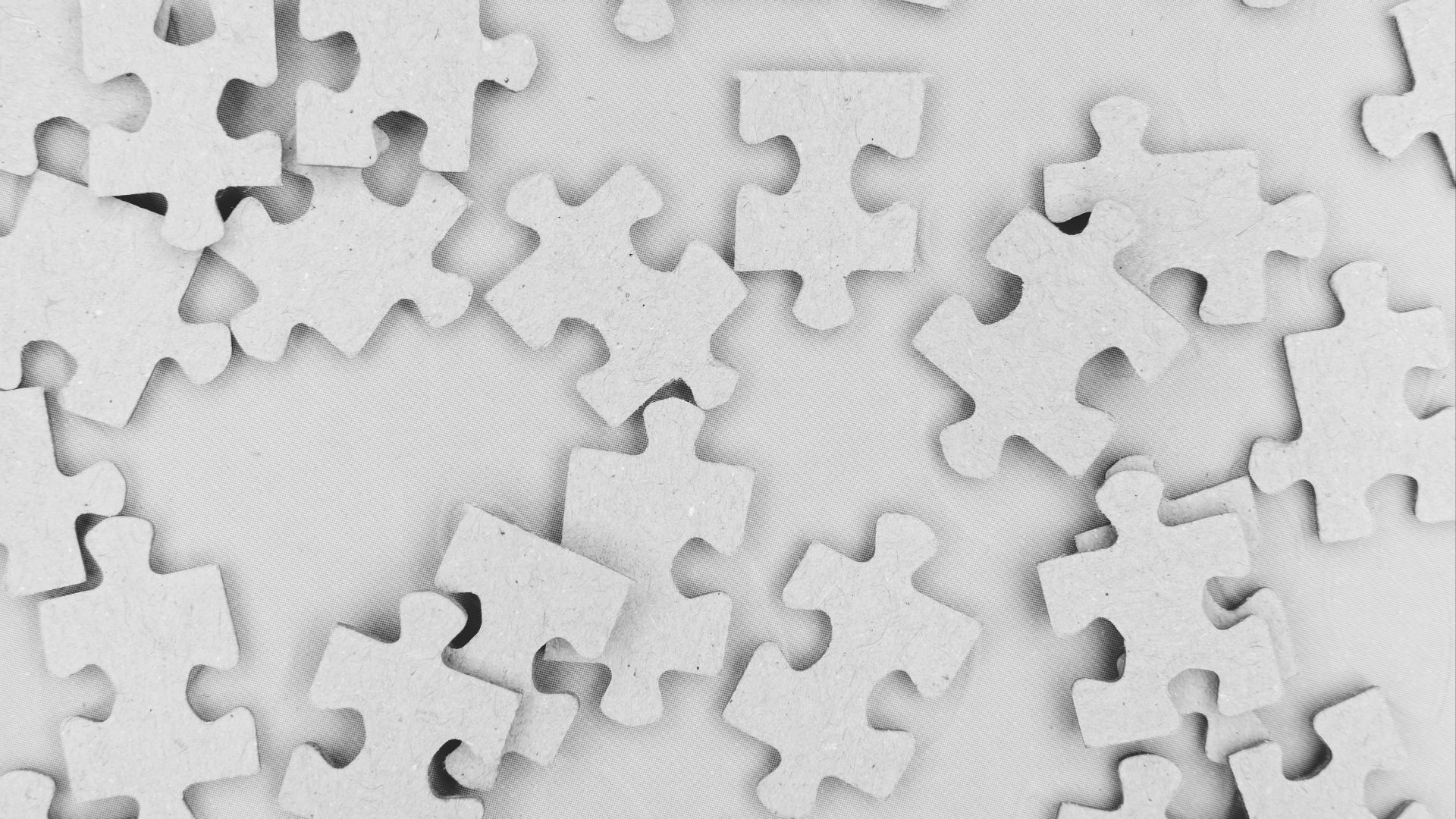 white and black jigsaw puzzle