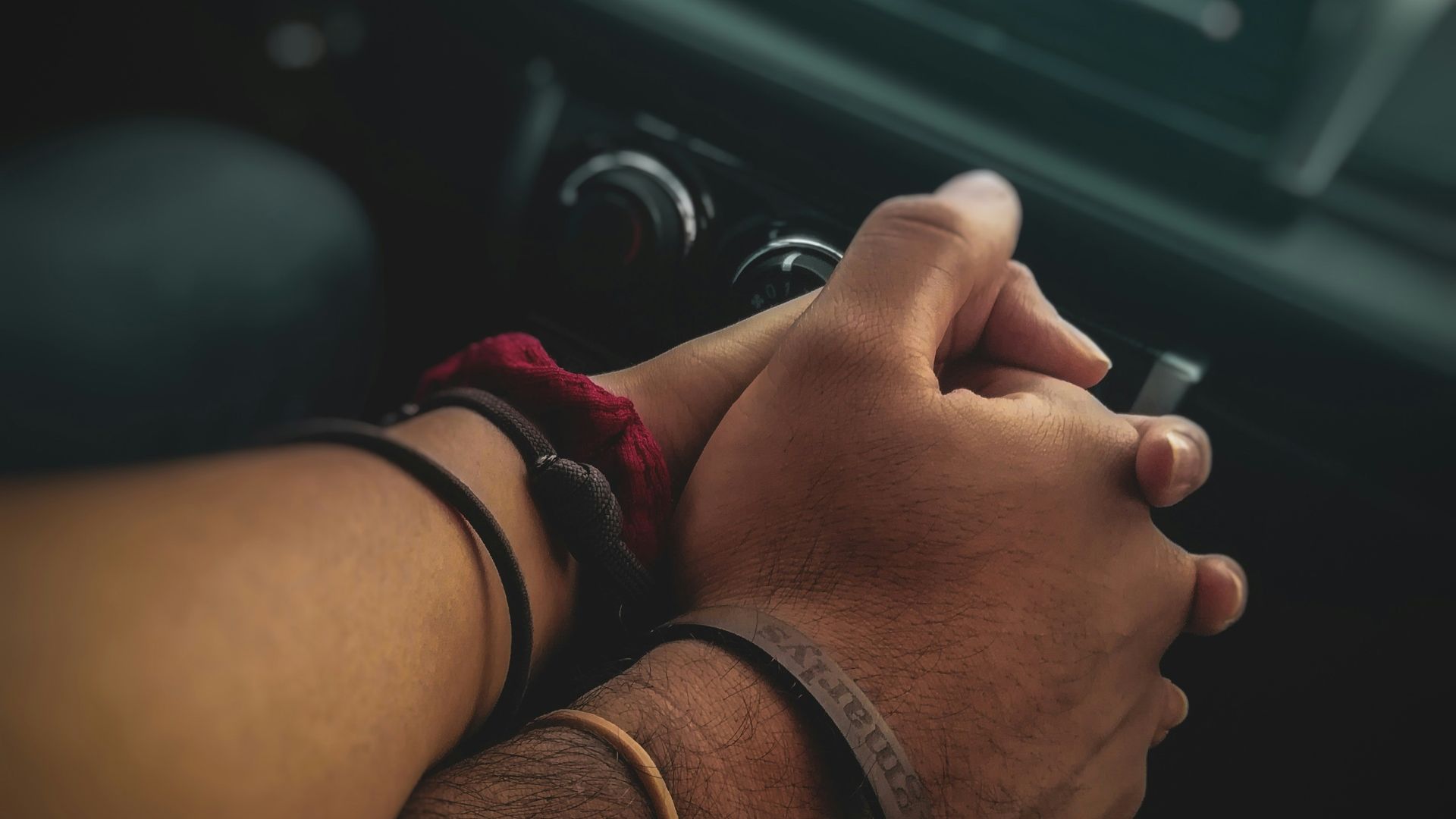 people holding hands together