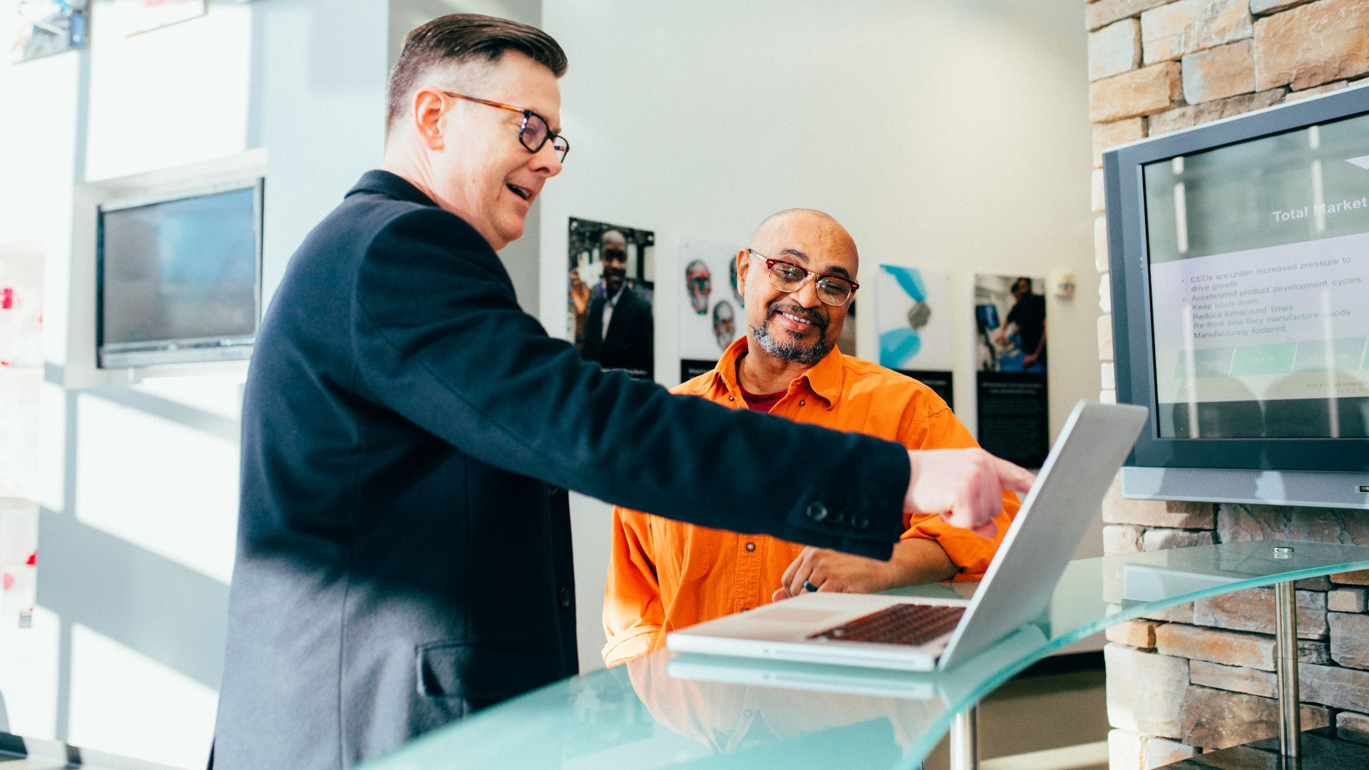 unknown person using laptop